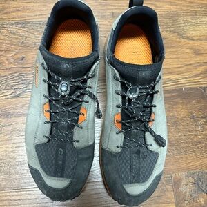 Men's Athletic Shoes in Black, Gray, and Orange